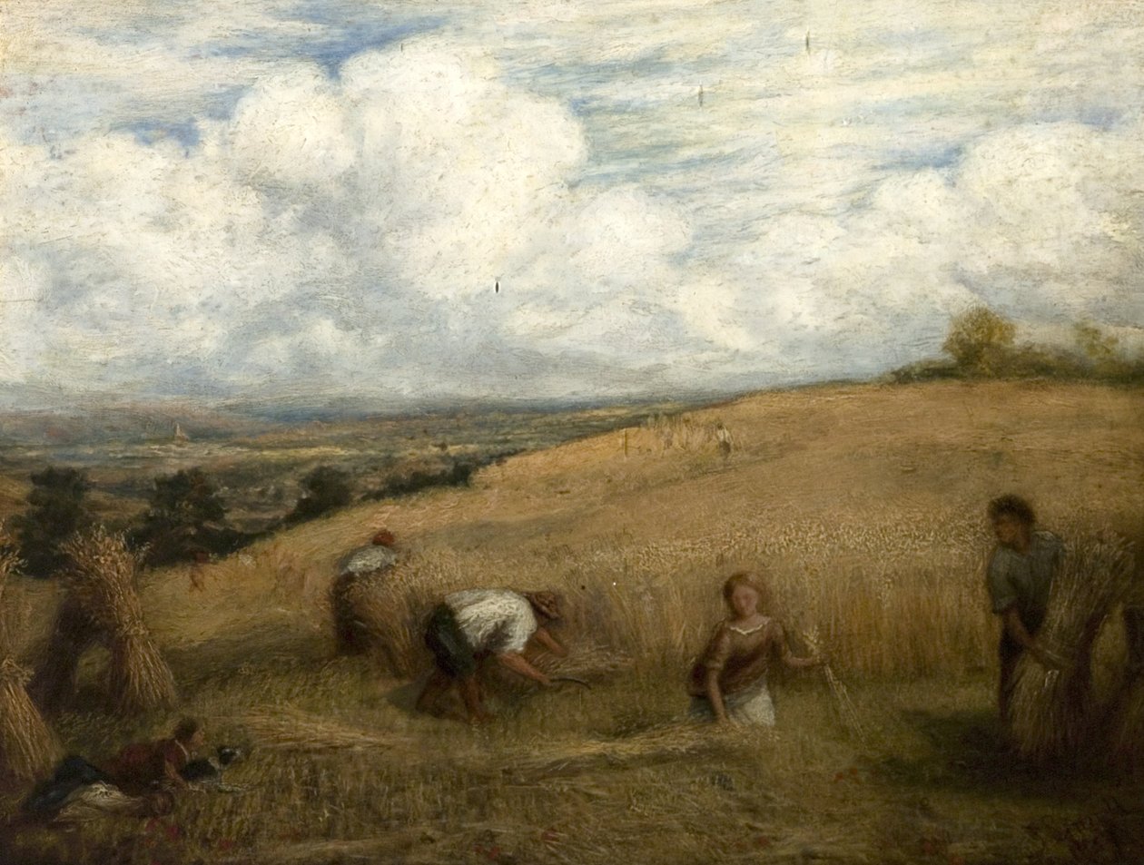 Betakarítás, 1857 alkotó: John Linnell
