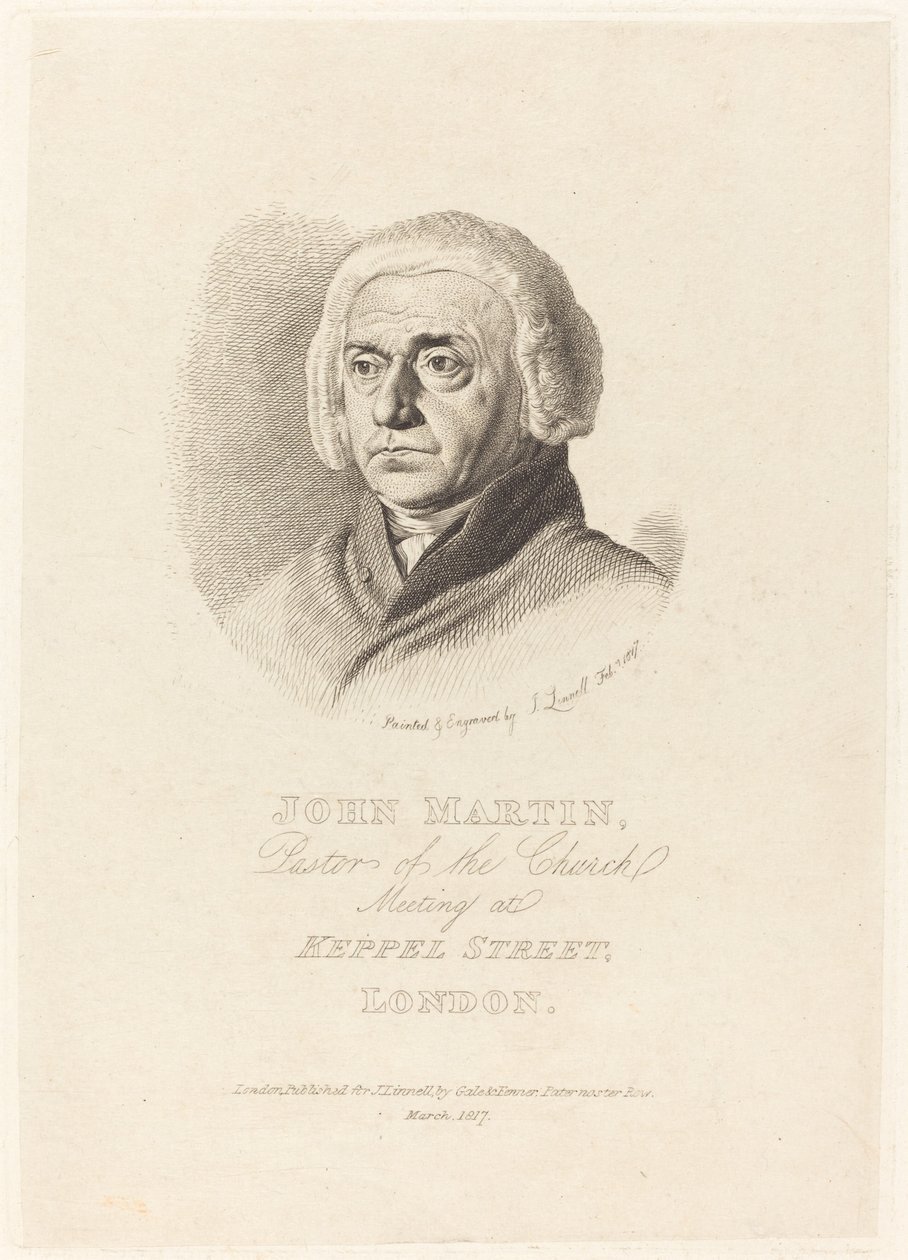 John Martin alkotó: John Linnell