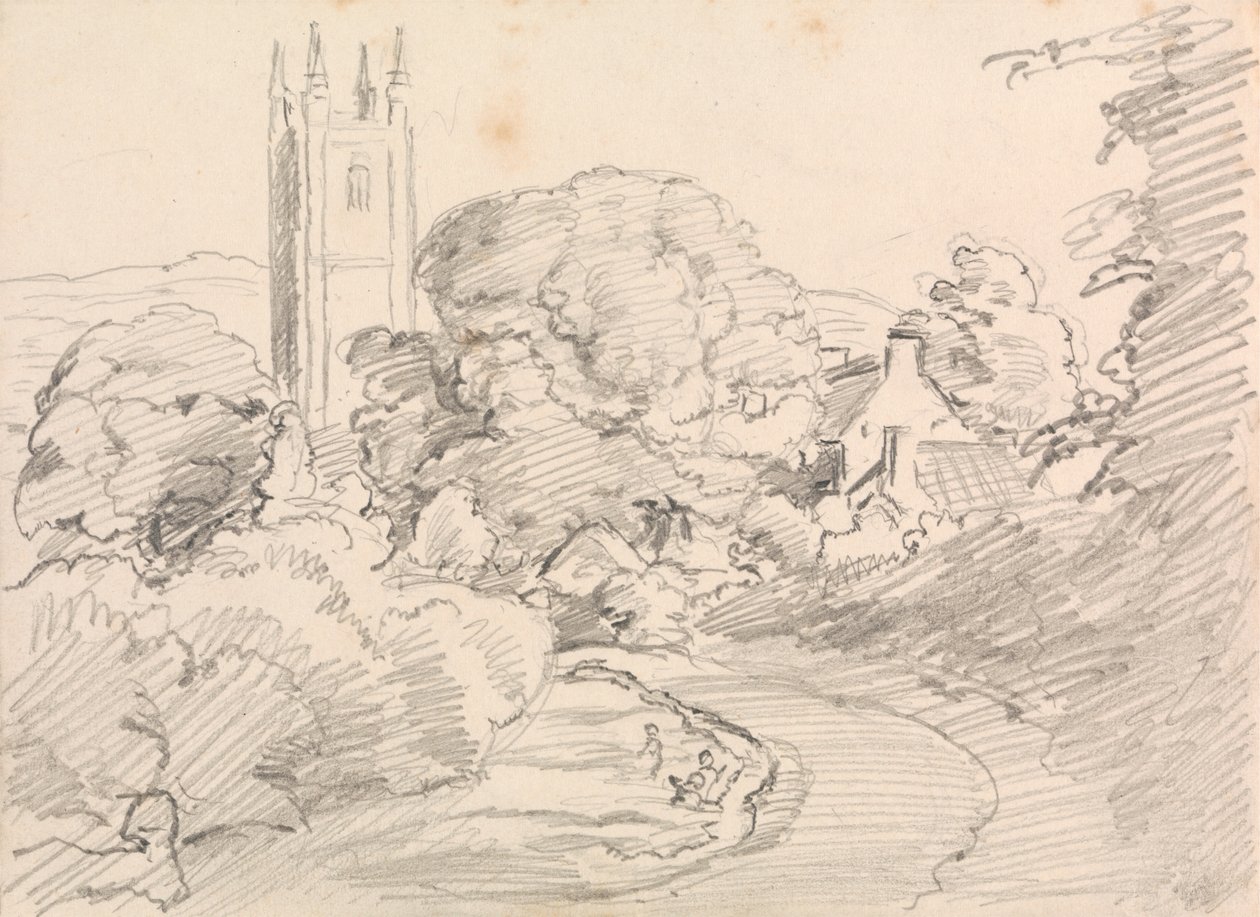 Widecombe falu alkotó: John Linnell