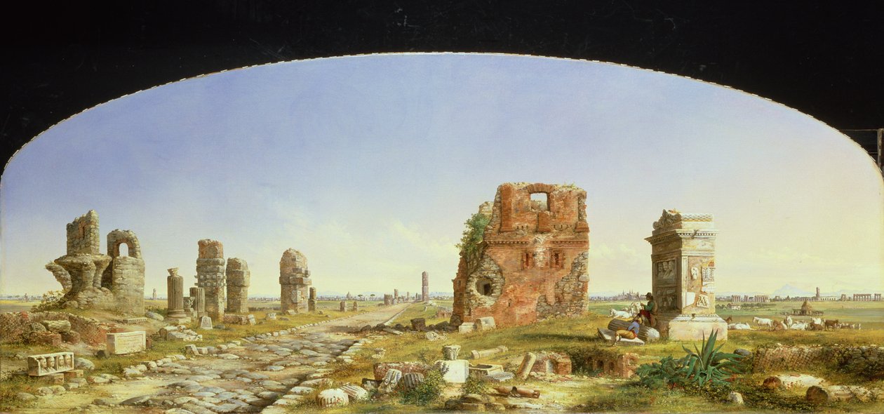 Az Appian út, 1869 alkotó: John Linton Chapman