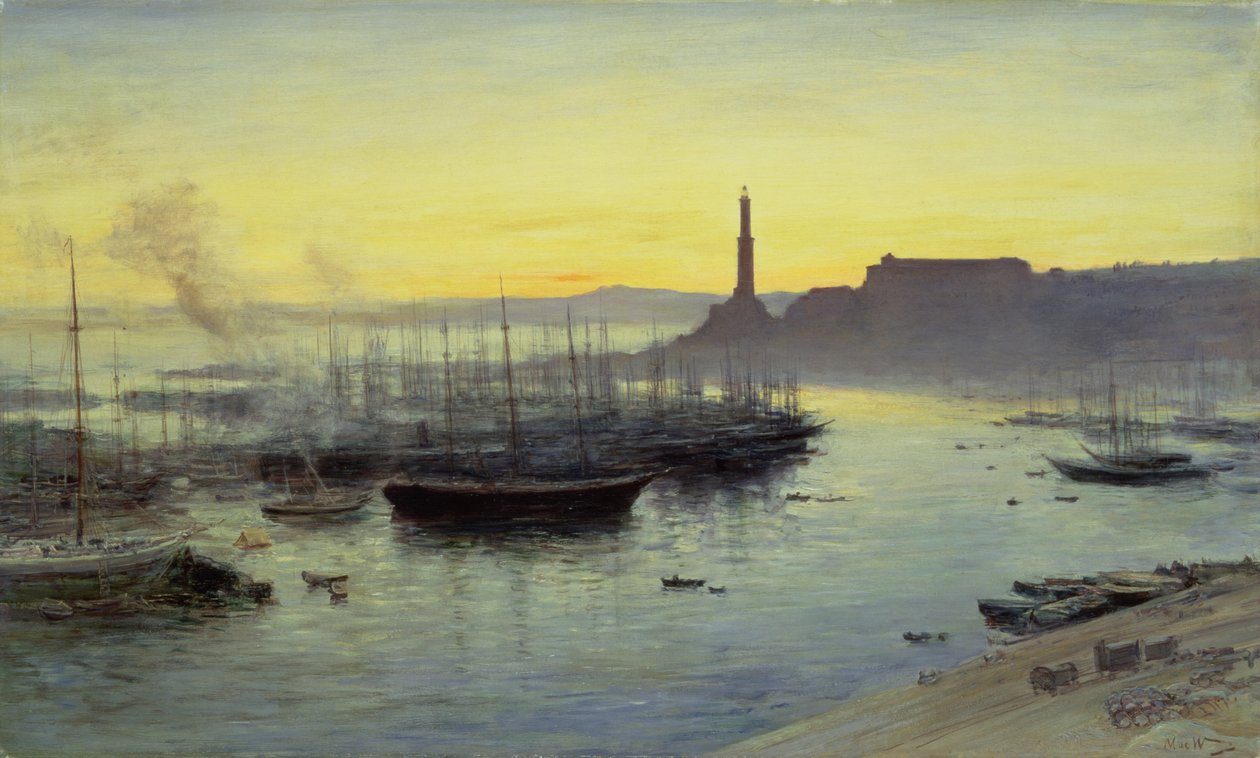 Genova, 1904 alkotó: John MacWhirter
