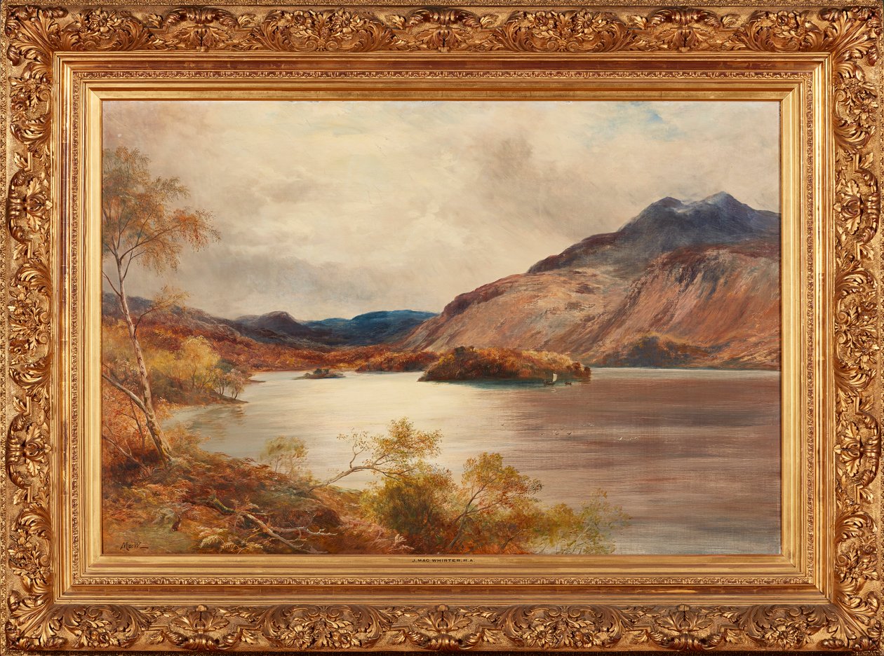 Loch Katrine (olaj, vászon) alkotó: John MacWhirter