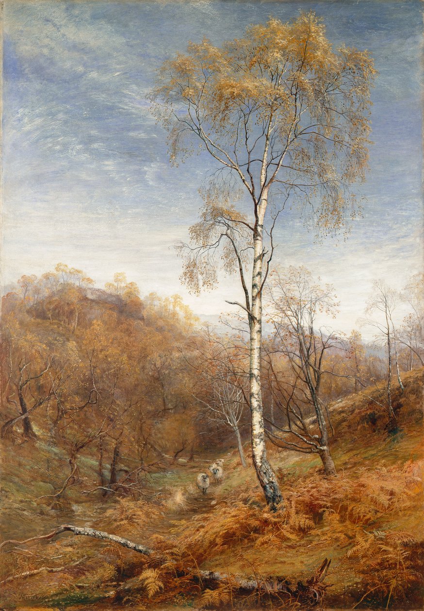The Lady Of The Woods alkotó: John MacWhirter