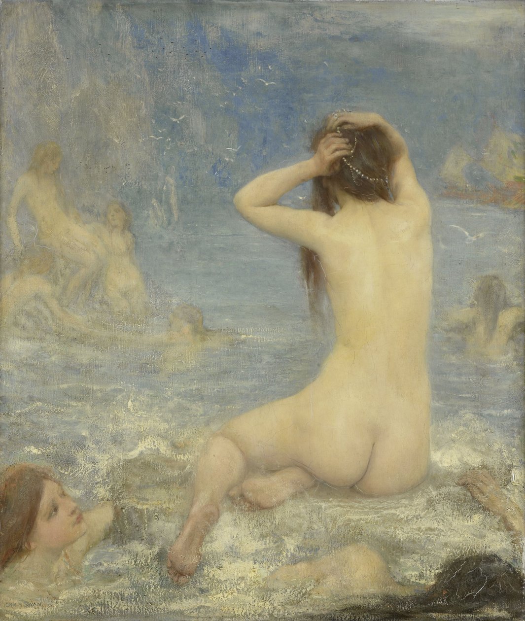 A szirénák, 1870-1910 alkotó: John Macallan Swan