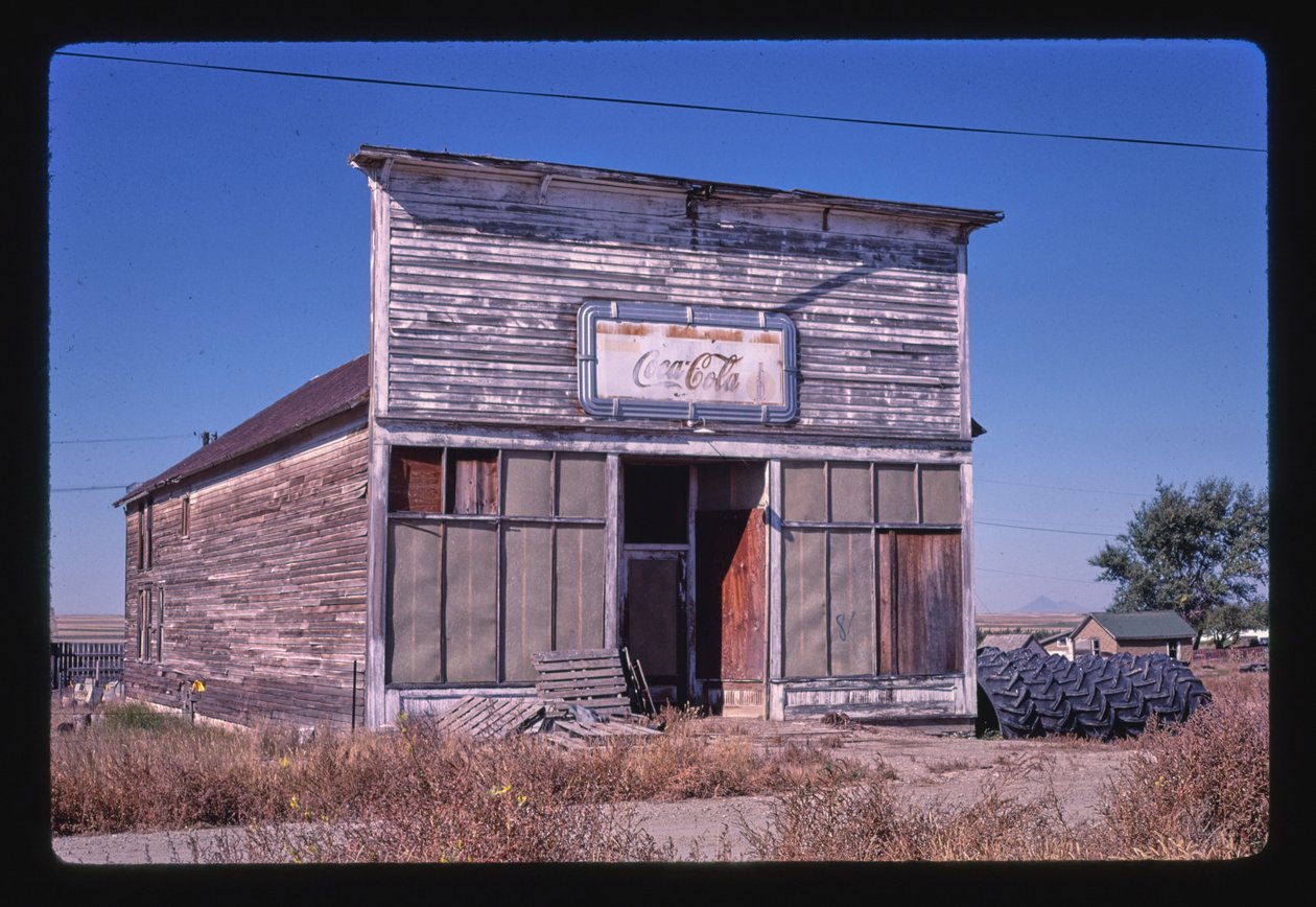 Elhagyott kávézó, Joplin, Montana, USA alkotó: John Margolies