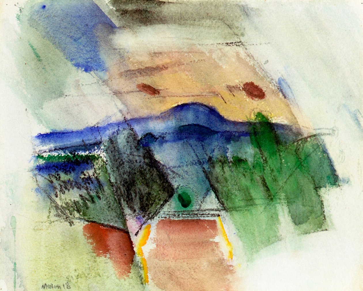 Zuhanyok alkotó: John Marin