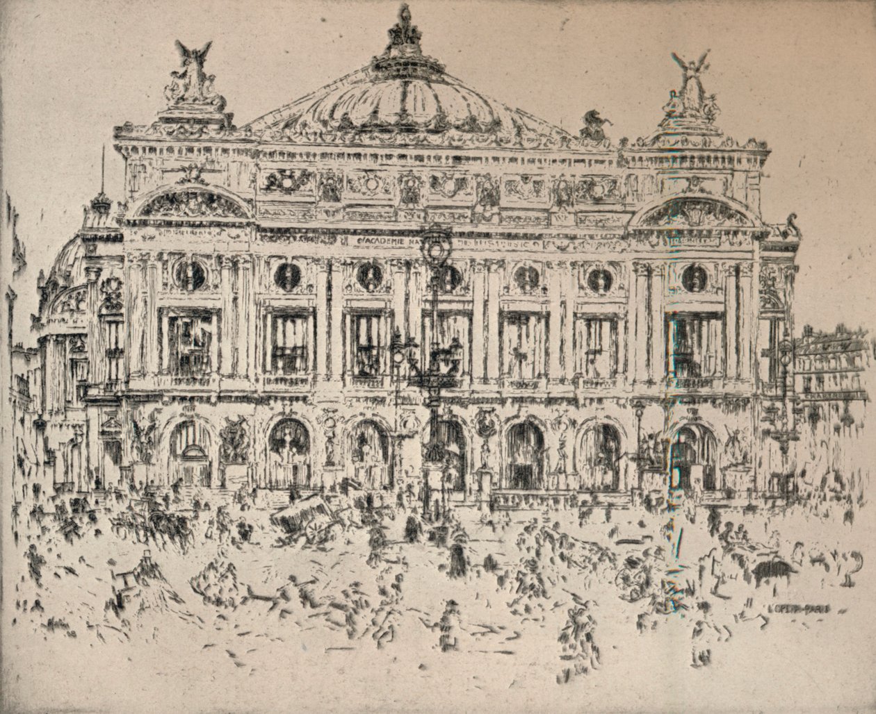"Az Opera", 1915 alkotó: John Marin