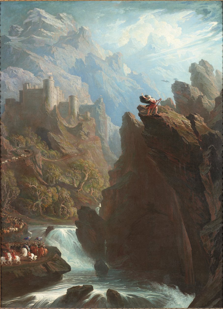 A bárd, 1817 körül alkotó: John Martin