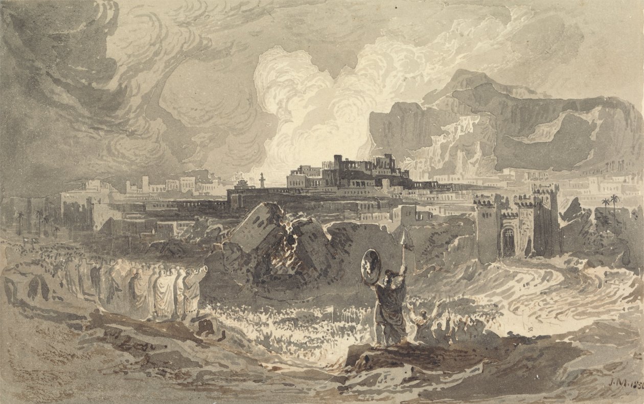 Jerikó falai alkotó: John Martin