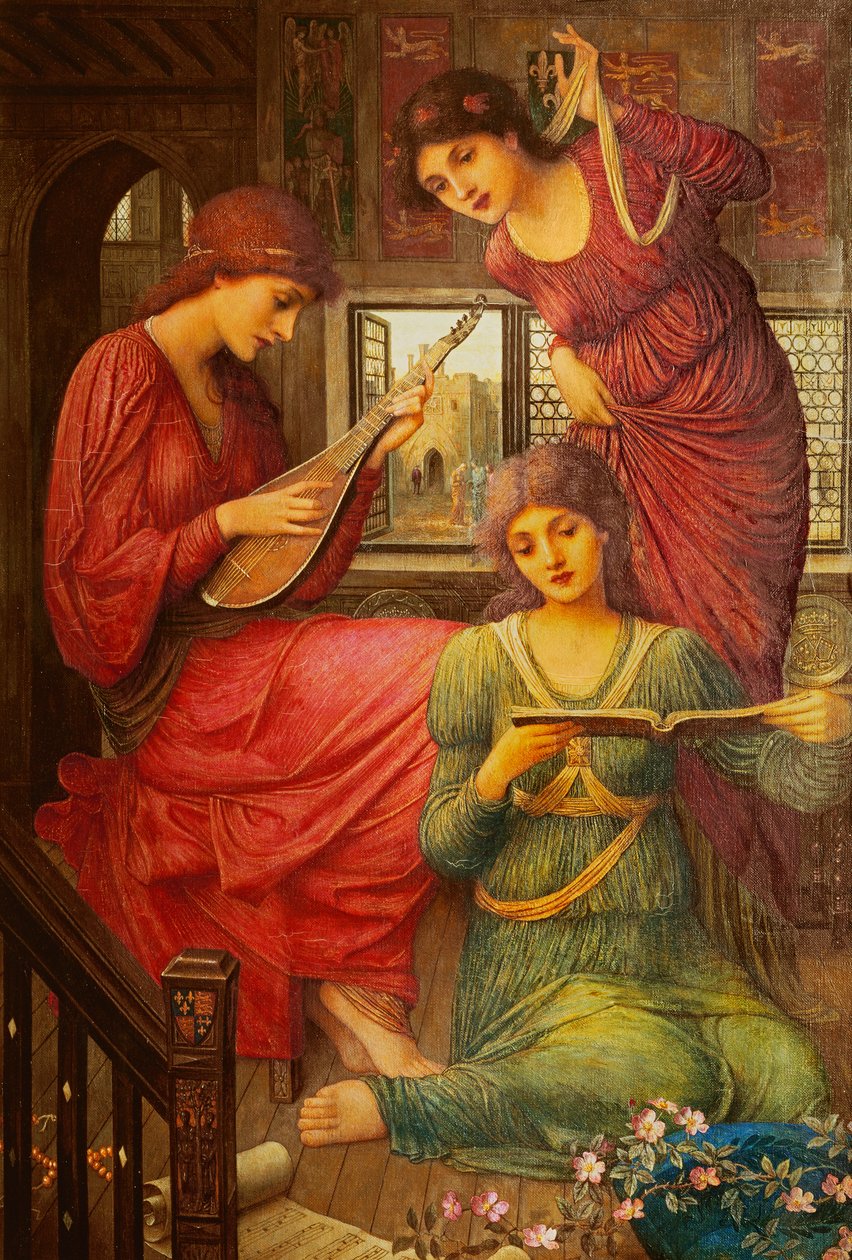 Az arany napokban, alkotó: John Melhuish Strudwick