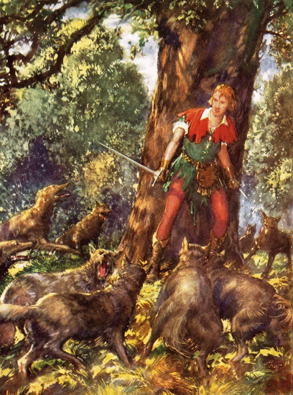 Robin Hood a farkasok csapdájába esett alkotó: John Millar Watt