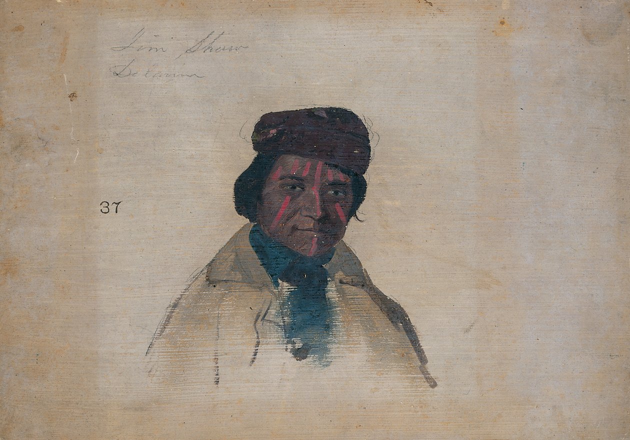 Jim Shaw, Delaware, 1837 alkotó: John Mix Stanley