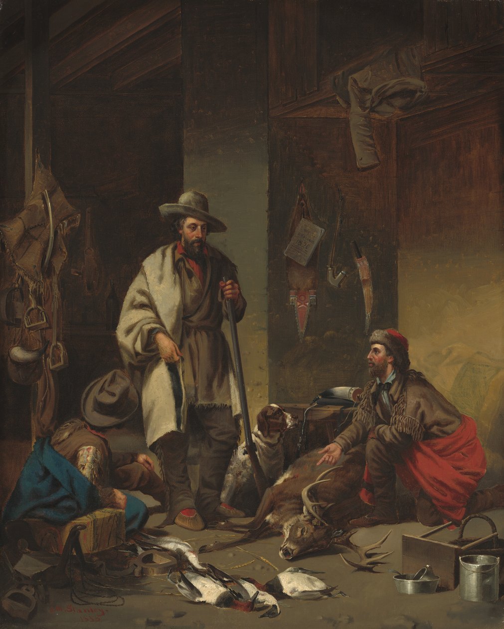 A Trapper kabinja alkotó: John Mix Stanley