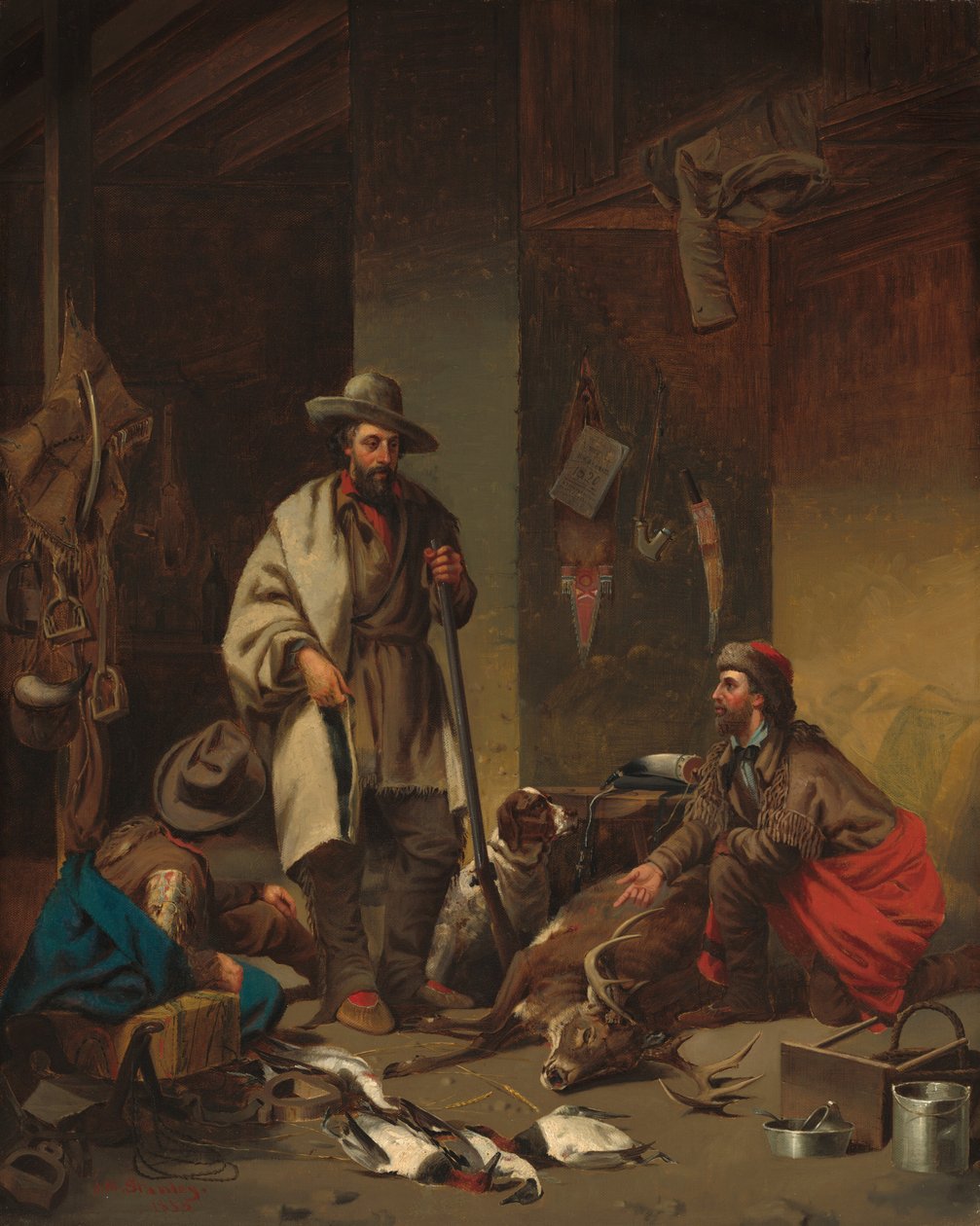 A csapdaház, 1858. alkotó: John Mix Stanley
