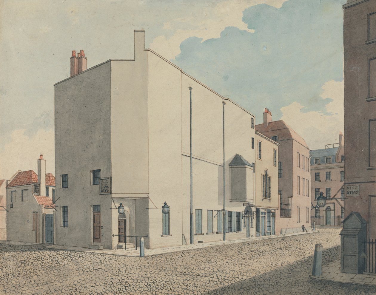 Argyll Concert Rooms, Regent Street, London: Perspektíva alkotó: John Nash