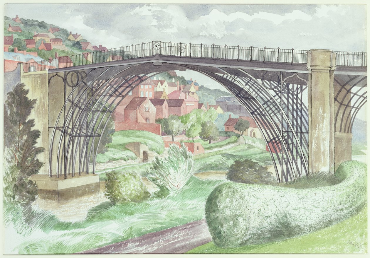 Ironbridge, Shropshire, 1960 körül (wc papíron) alkotó: John Nash