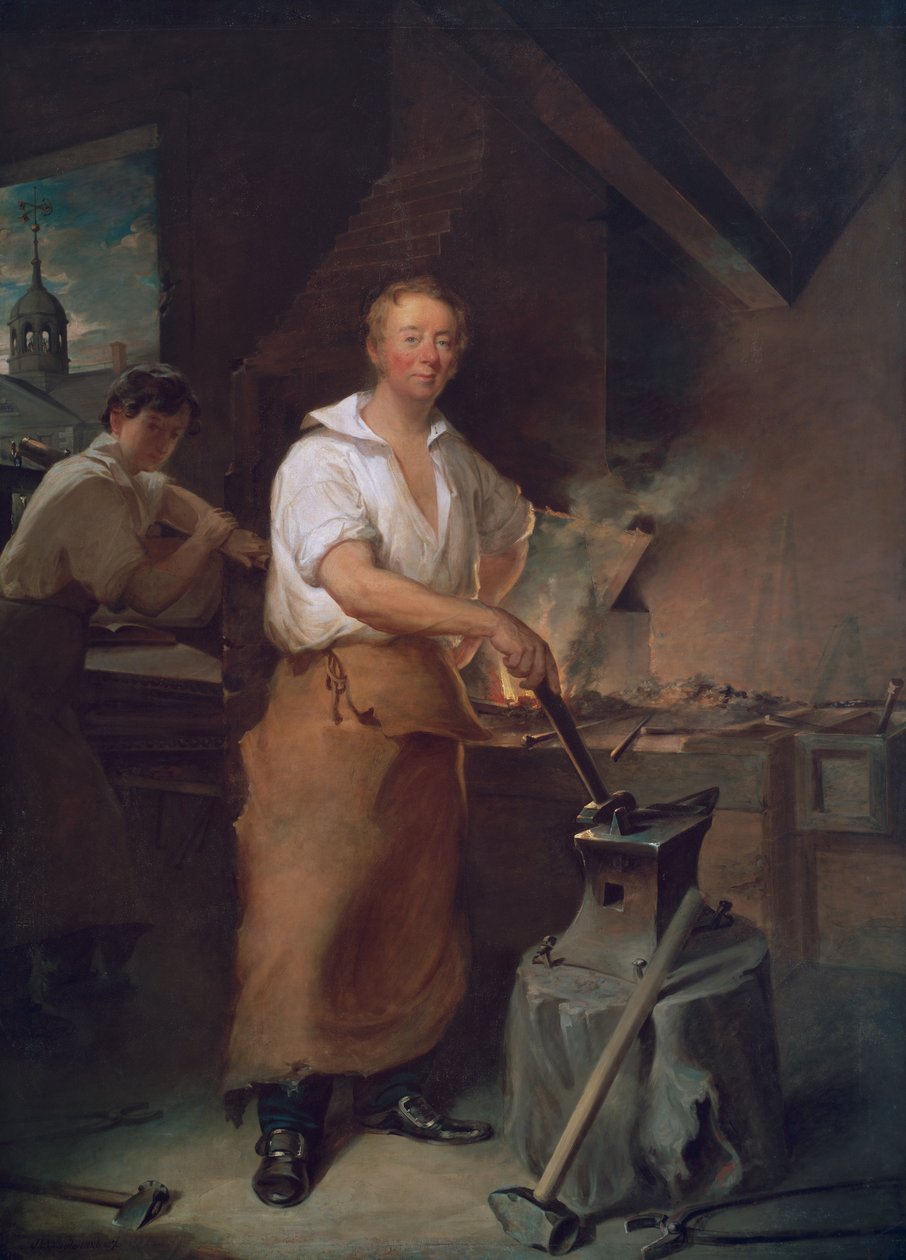 Pat Lyon a Forge-ban alkotó: John Neagle