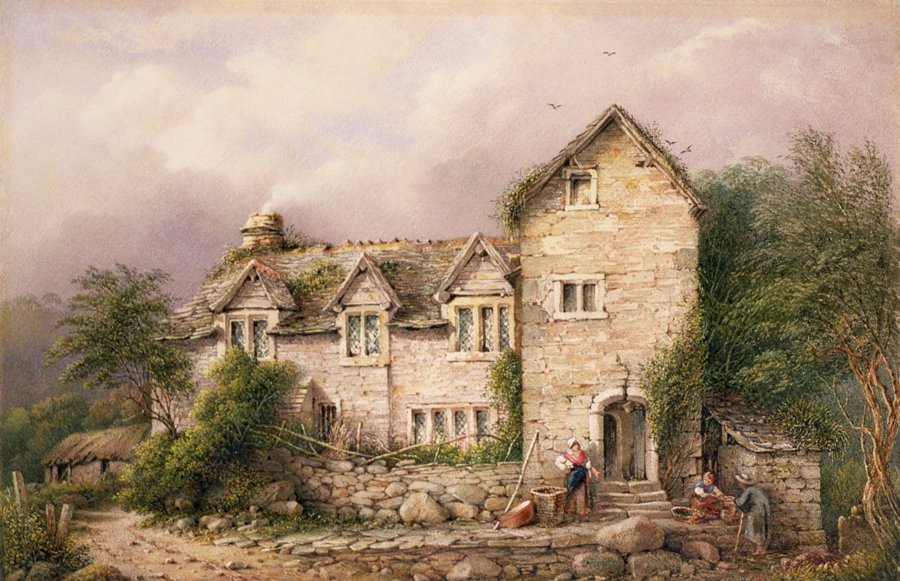 Sir Francis Drake otthona, Tavistock közelében, Devonban alkotó: John Palmer