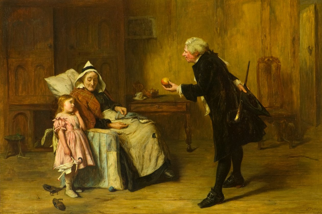 Az orvos látogatása alkotó: John Pettie