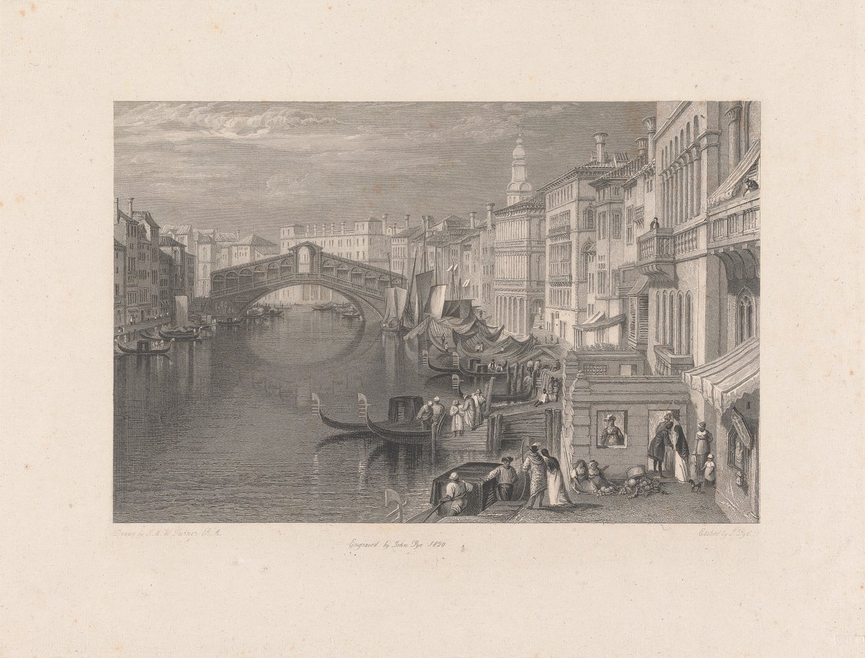 A Rialto, Velence alkotó: John Pye