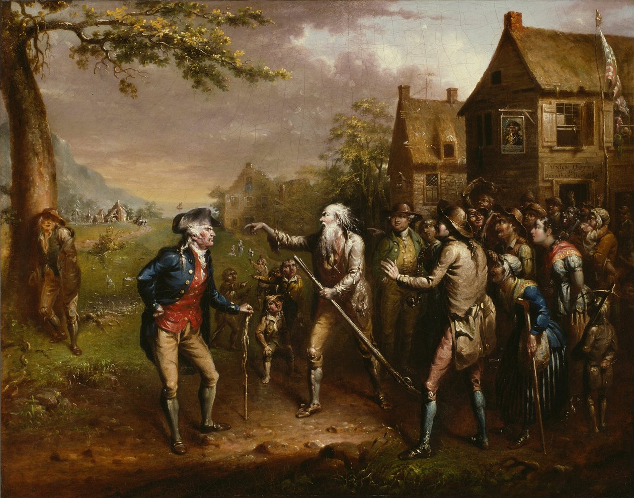 Rip Van Winkle, 1829. alkotó: John Quidor