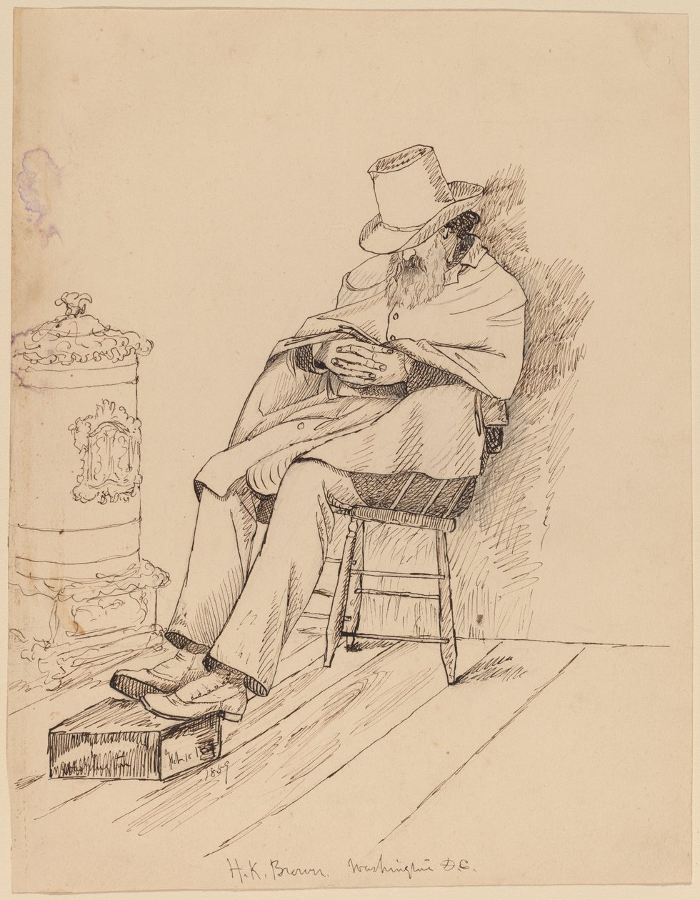 H.K. Barna alkotó: John Quincy Adams Ward