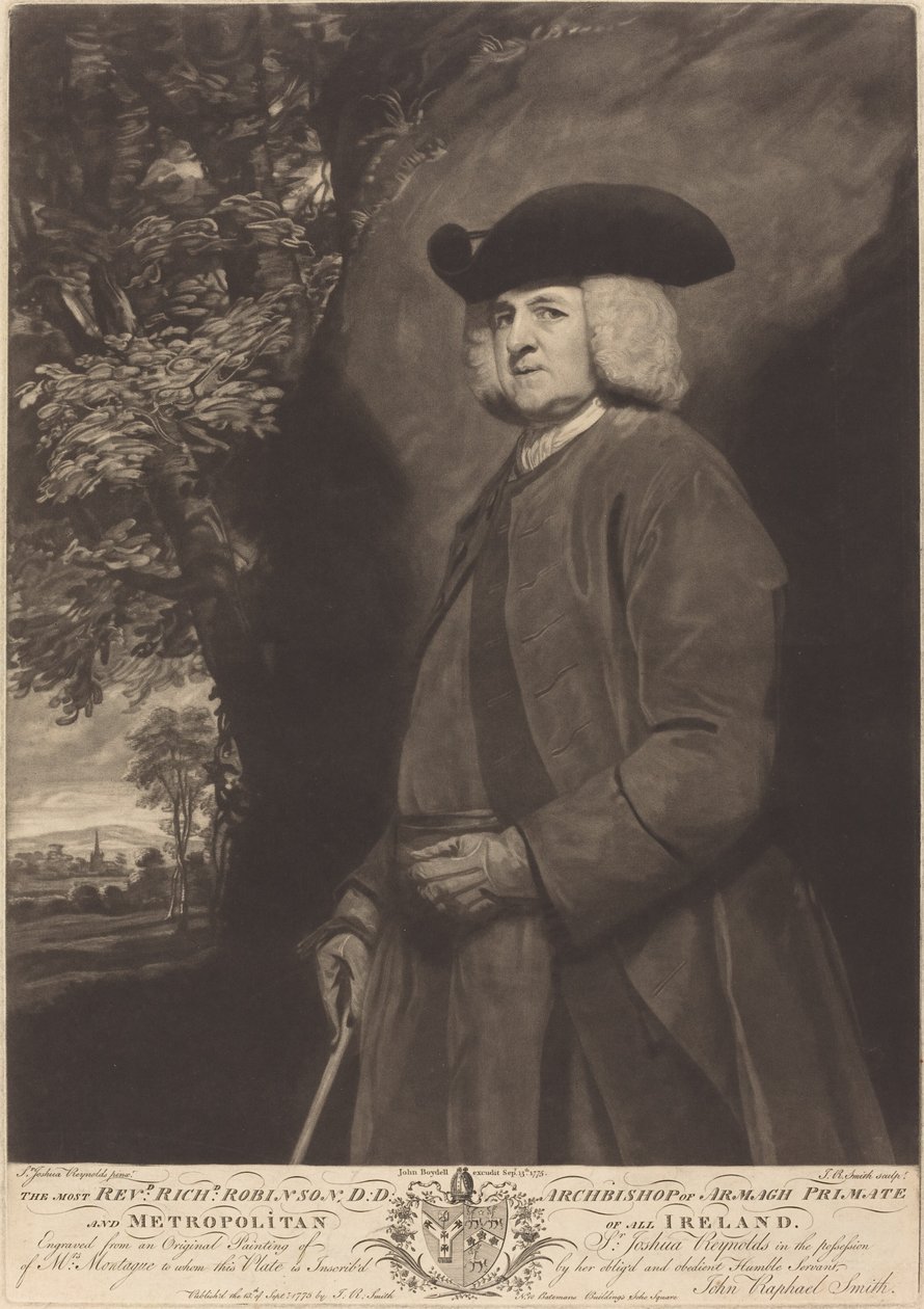 Richard Robinson, 1775-ben jelent meg. alkotó: John Raphael Smith
