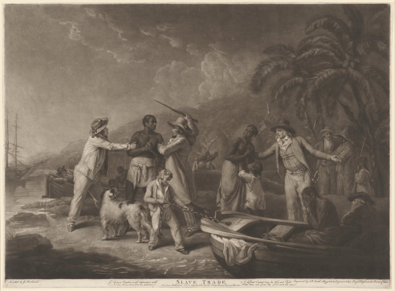 Rabszolgakereskedelem, 1791. alkotó: John Raphael Smith