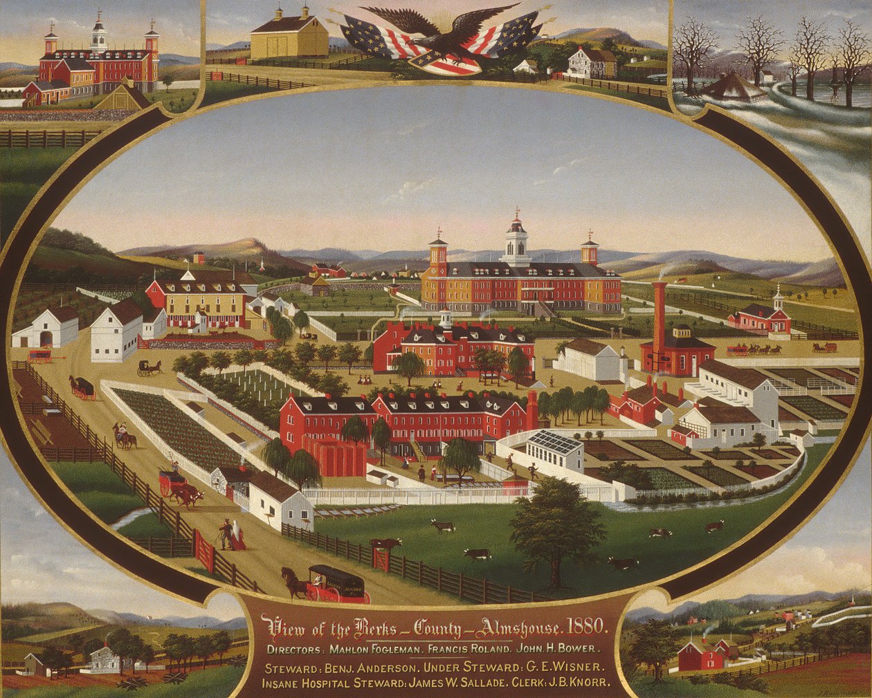 Berks County Almshouse, 1880, 1880. alkotó: John Rasmussen