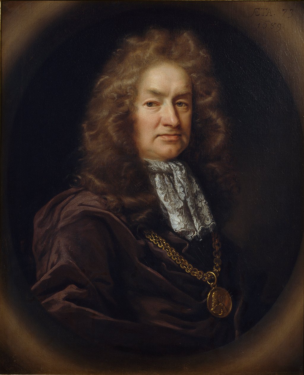 Elias Ashmole, 1687 alkotó: John Riley