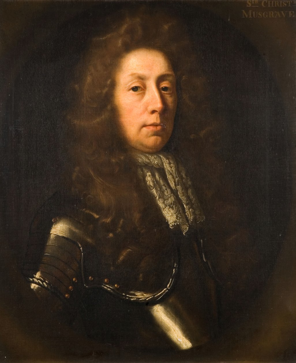 Sir Charles Musgrave portréja, 1691. alkotó: John Riley