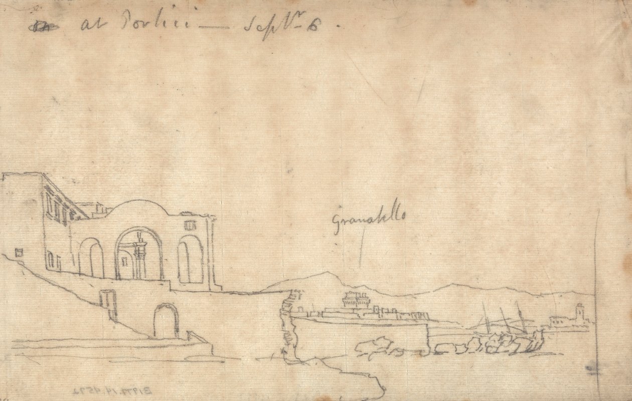 Porticiban alkotó: John Robert Cozens