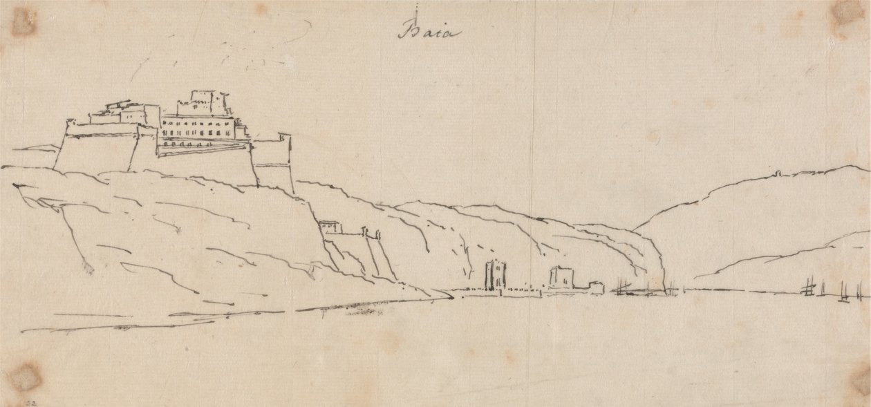 Baia, Olaszország alkotó: John Robert Cozens