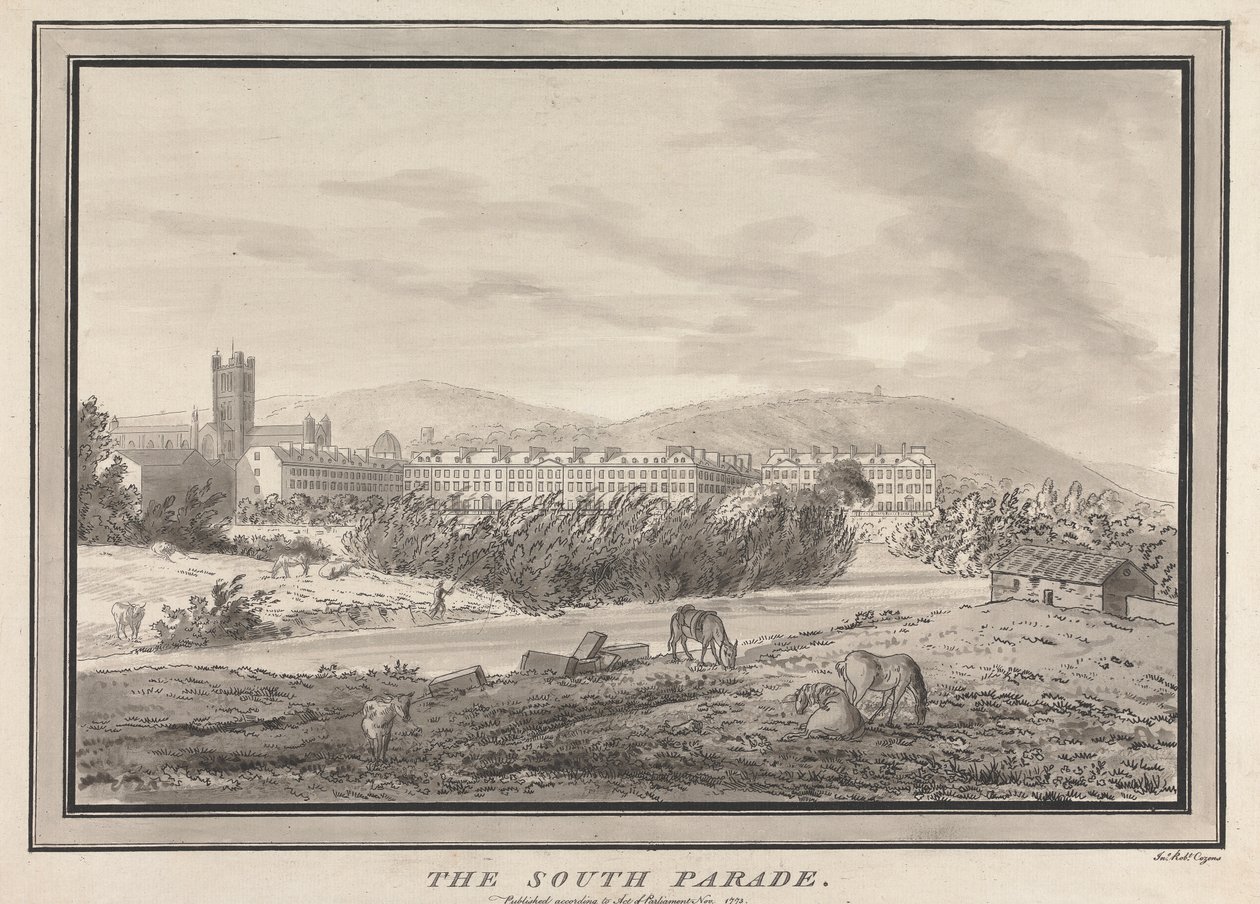 Bath: A déli parádé alkotó: John Robert Cozens