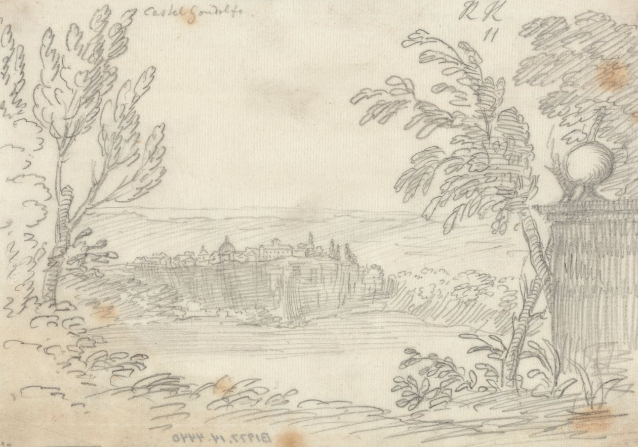 Castelgandolfo alkotó: John Robert Cozens