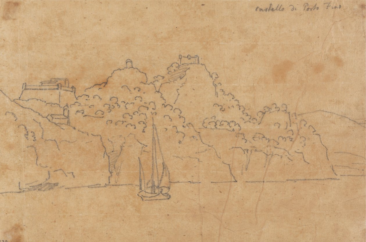 Portofino kastély alkotó: John Robert Cozens