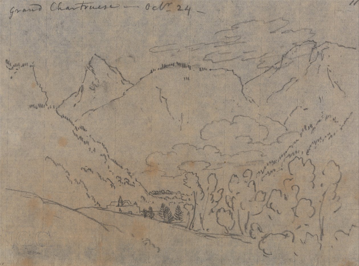 Grand Chartreuse, október 24. alkotó: John Robert Cozens