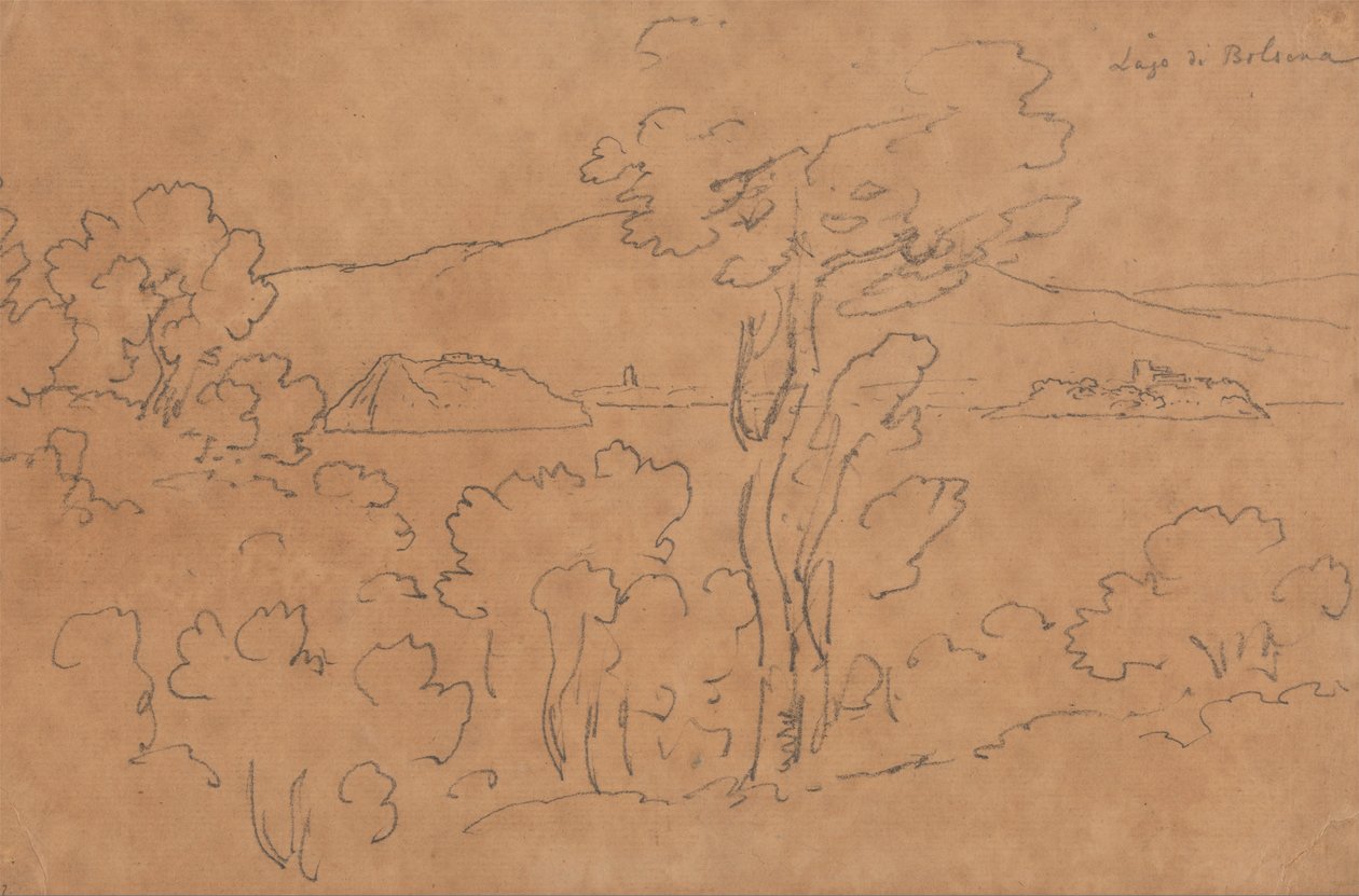 Bolsena-tó alkotó: John Robert Cozens