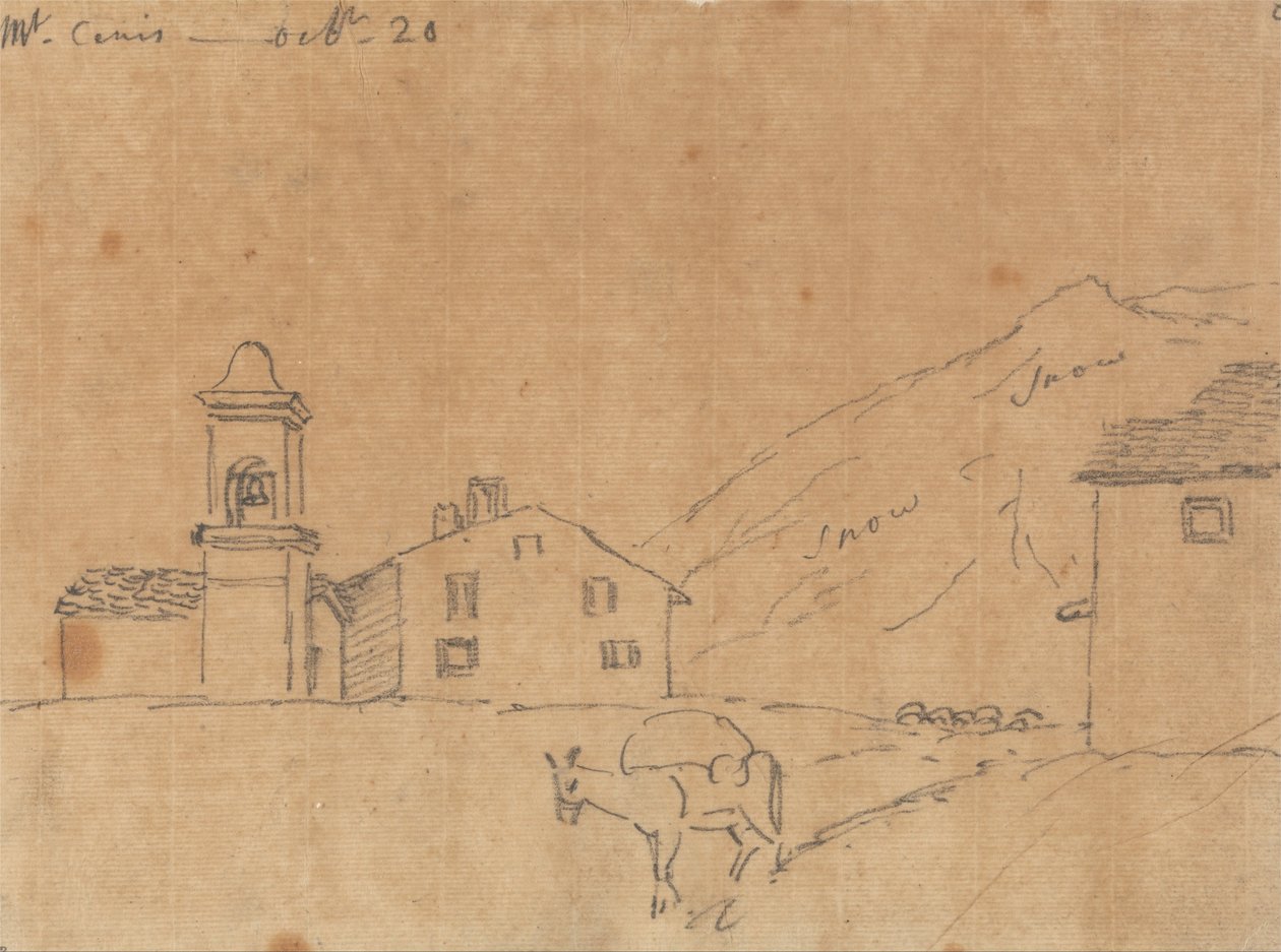 Mont Cenis, október 20. alkotó: John Robert Cozens