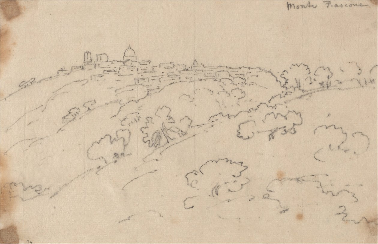Monte Fiascone alkotó: John Robert Cozens