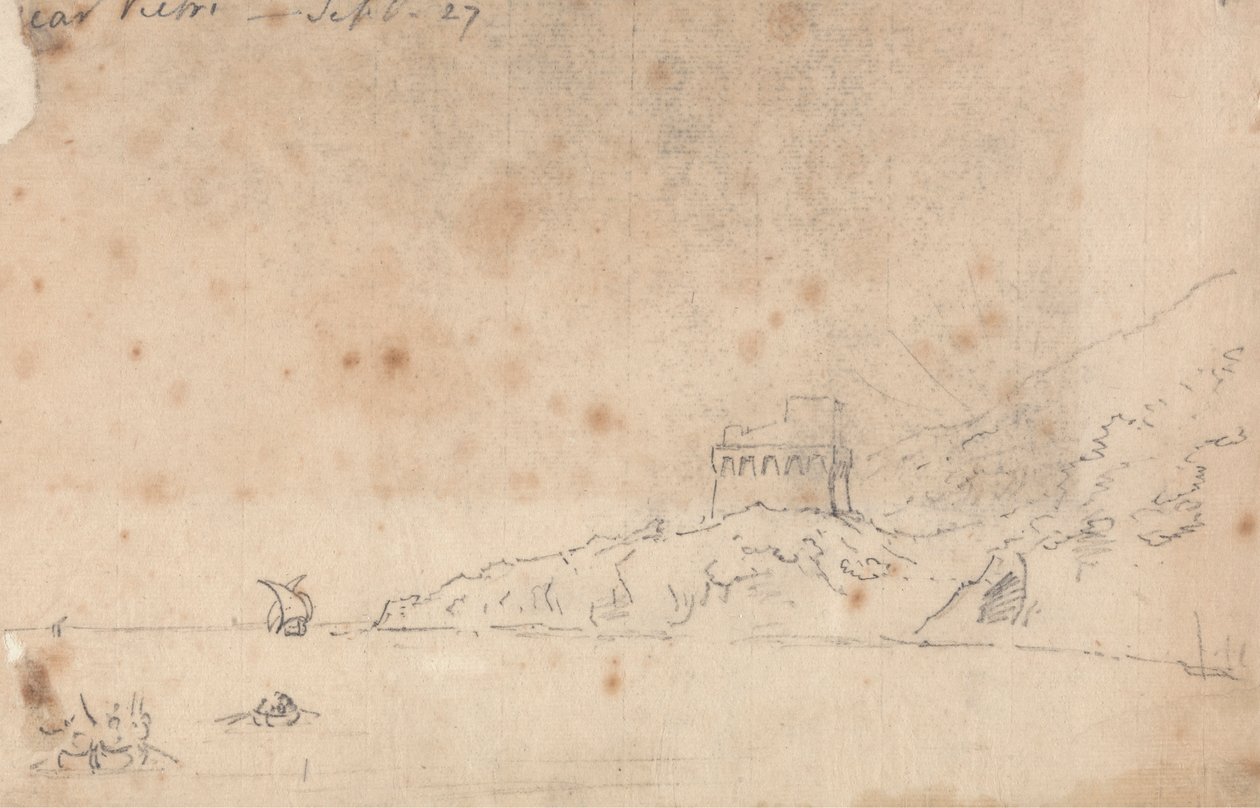Vietri közelében, szeptember 27 alkotó: John Robert Cozens