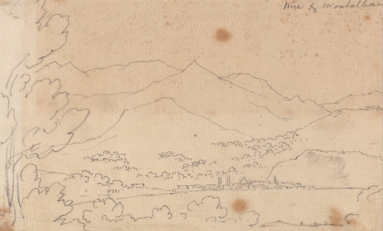 Szép Montalban alkotó: John Robert Cozens