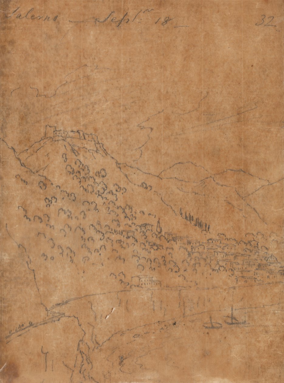 Salerno, szeptember 18 alkotó: John Robert Cozens
