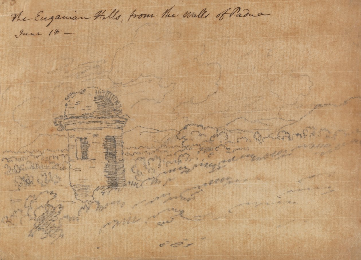 Az Euganean Hills alkotó: John Robert Cozens