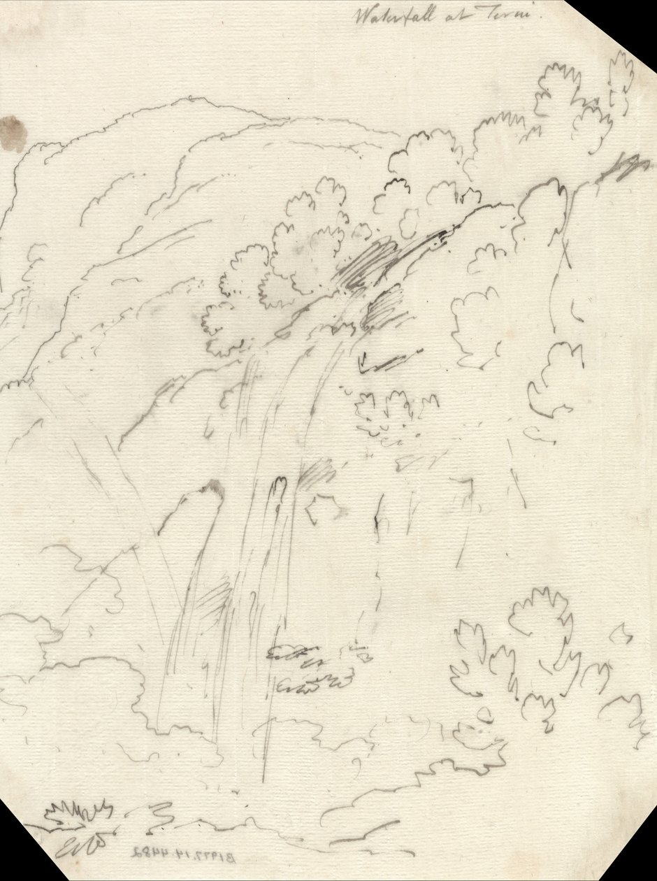 Vízesés Terninél alkotó: John Robert Cozens