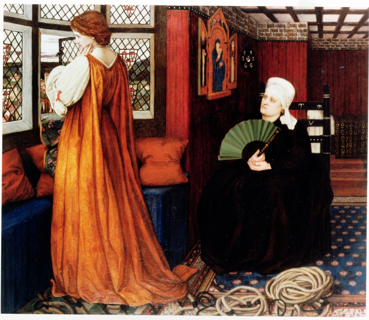 Juliet és a nővérke alkotó: John Roddam Spencer Stanhope