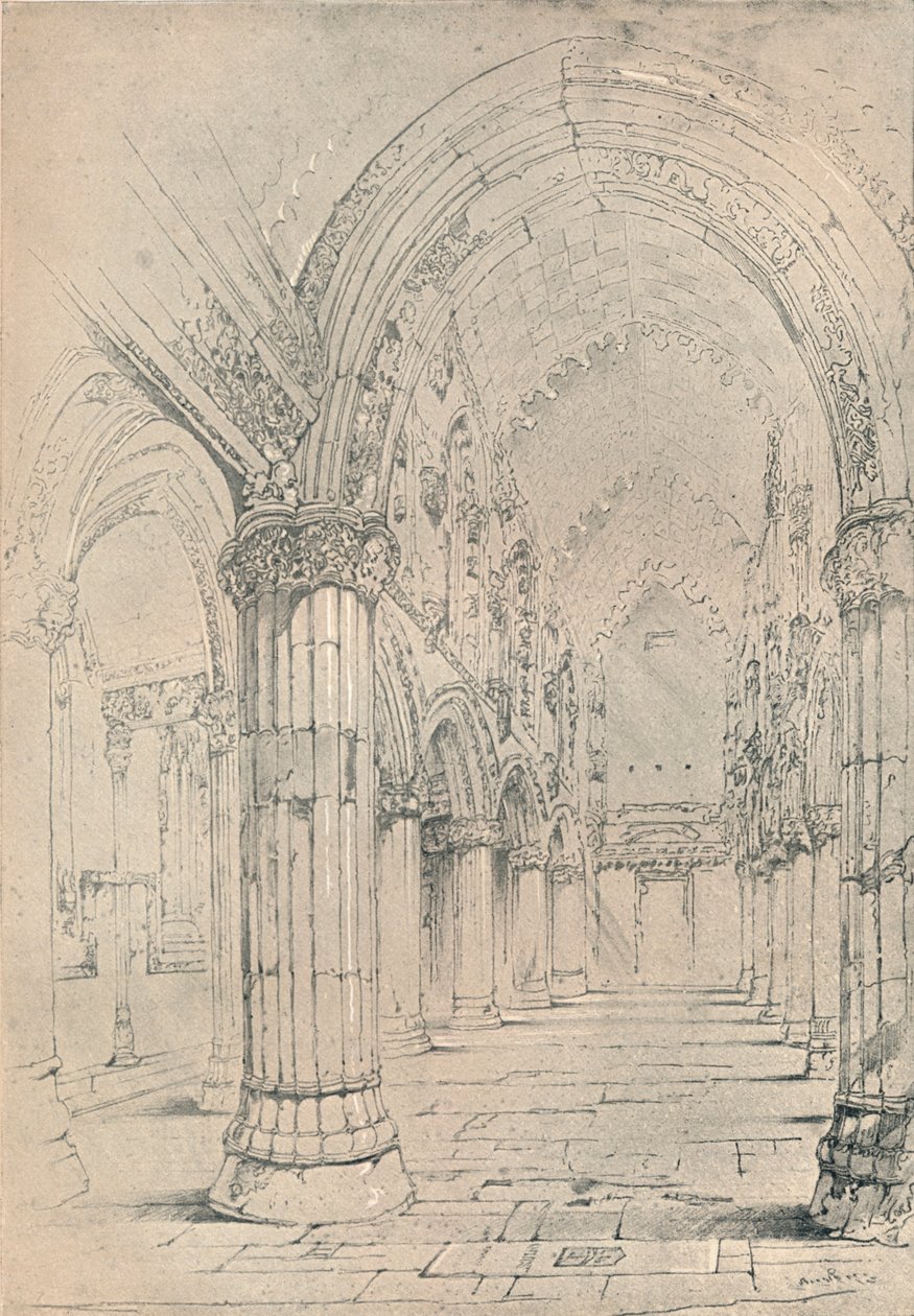 Roslin-kápolna, 1838 alkotó: John Ruskin