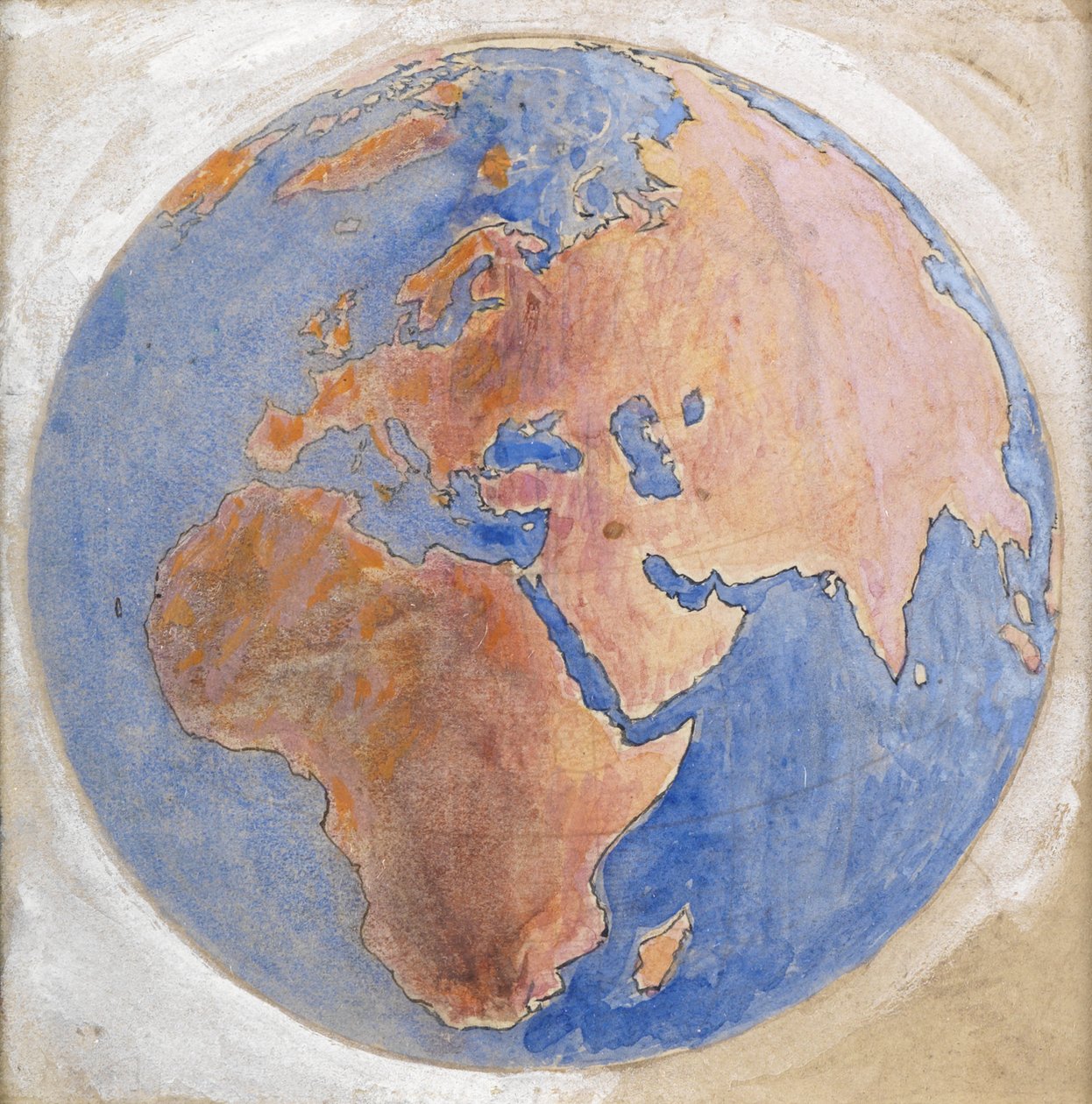 A Föld, 1878 körül alkotó: John Ruskin