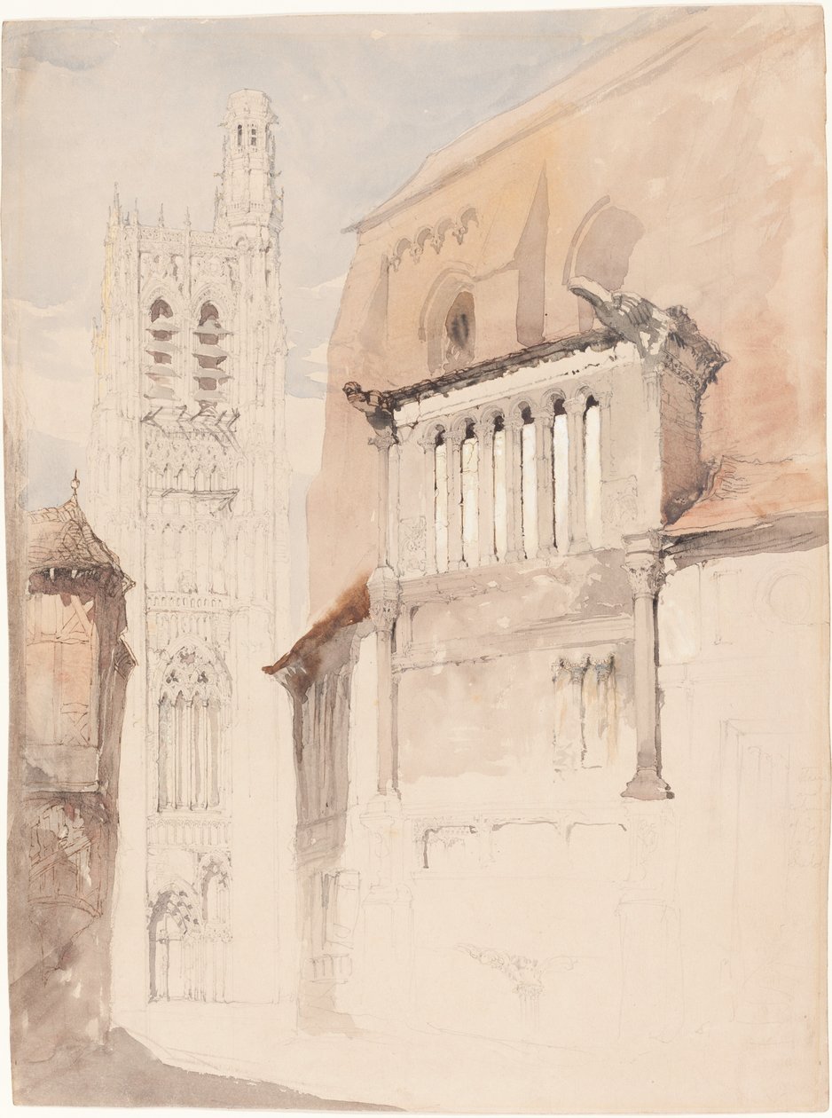 A Sens-i székesegyház tornya alkotó: John Ruskin