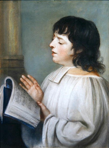 Egy kórus (pasztell) alkotó: John Russell